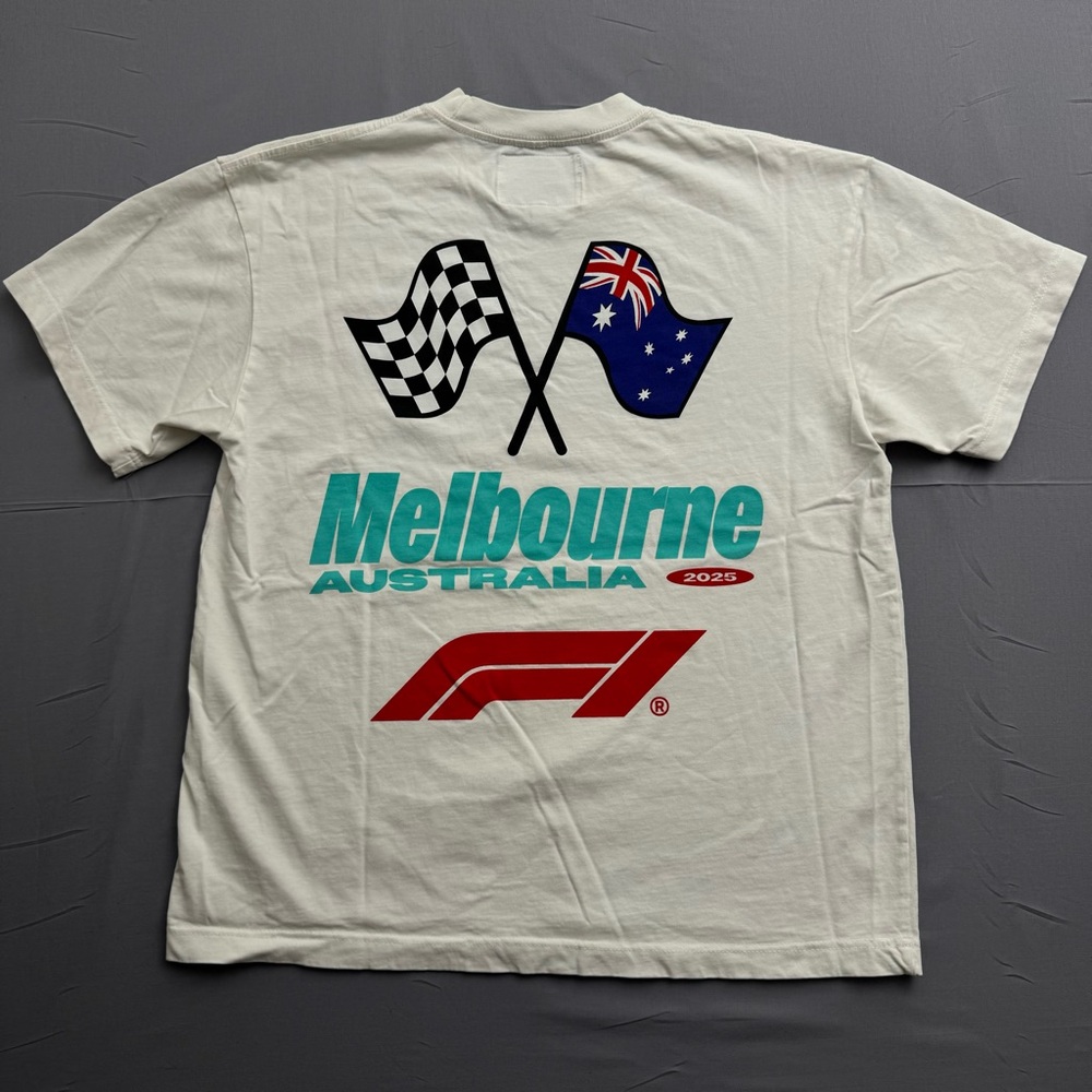 PacSun Formula 1 Melbourne Australia 2025 Official Licensed Shirt White Size L - Picture 6 of 8